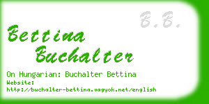 bettina buchalter business card